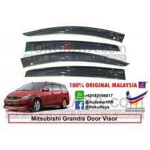 Mitsubishi Grandis AG Door Visor Air Press Wind Deflector (Big 12cm Width)